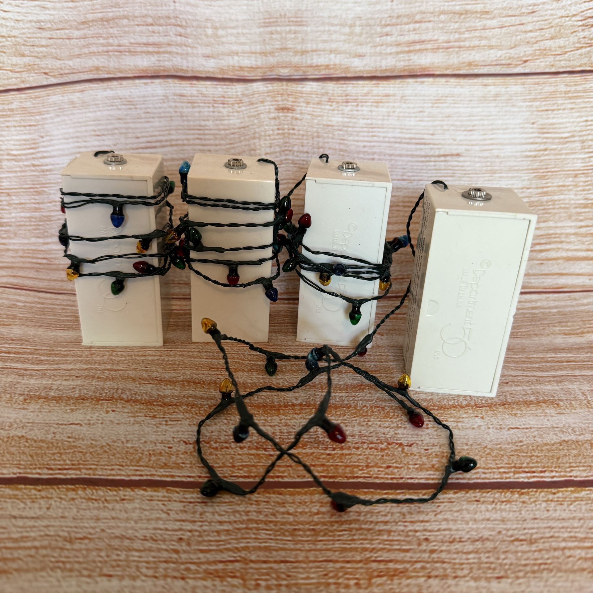 Department 56 Village Mini Lights Set Of 4