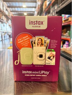 FujiFilm Instax Mini LiPlay Hybrid Instant Camera Bundle Brand New In Box
