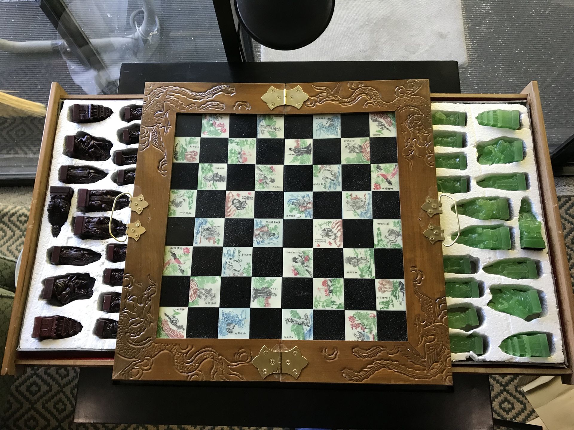 Eight Fairies Chess Set and Board (Vintage)