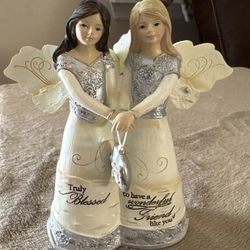 Pavilion Gift Company 5” Double Angel Figurine