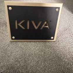 Kiva Edibles Retail Counter Sign