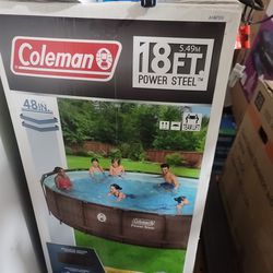 18 Ft Coleman Swimming Pool 