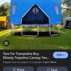 15 Foot Trampoline, Weatherproof Tent