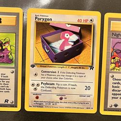 1st Edition Pokemon Team Rocket in Excellent Condition 