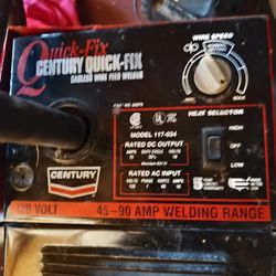 Century Gasless Wire Feed Welder