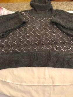Sweater and shirt