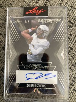 Shedeur Sanders Auto Card