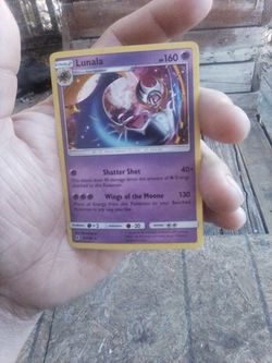 Lunala Pokemon Card