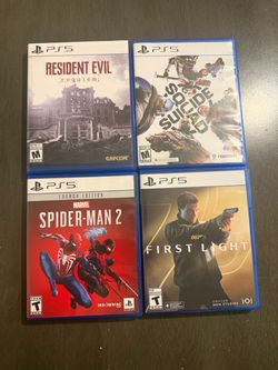 Resident Evil Requiem, First light, spiderman 2, PS5 games