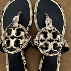 Tory Burch Leather Miller Sandals