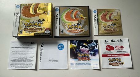 Pokemon HEARTGOLD & BLACK boxes and inserts only