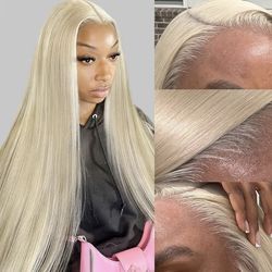 26 inches blonde lace front wig