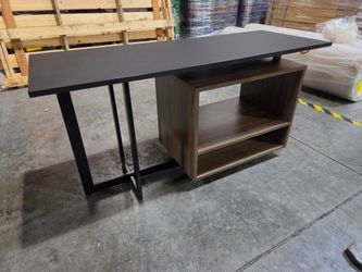 Kimball Daymora Rectangular Console Table with Open Shelf