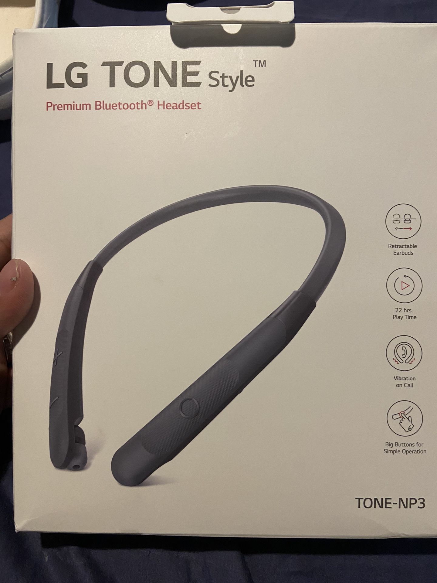 Lg Tone Style Np3 Bluetooth Headset 