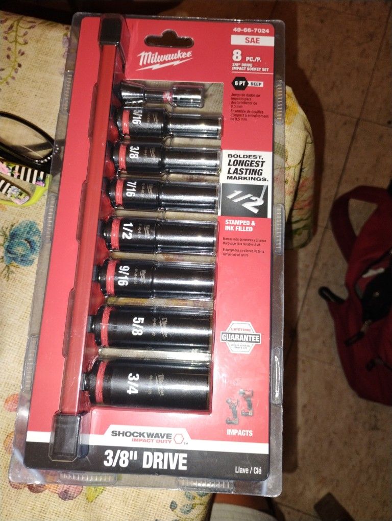 Milwaukee 3/8 Sockets