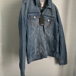 New Mens True Religion Denim Jacket 