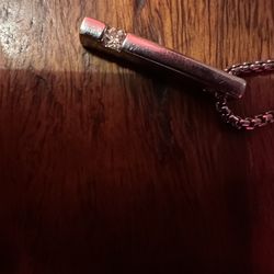 Solitaire diamond chain w pendant