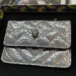 sliver sparkly kg crossbody