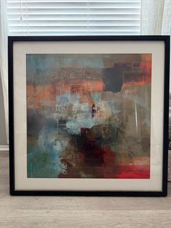 Large Framed Abstract Wall Art