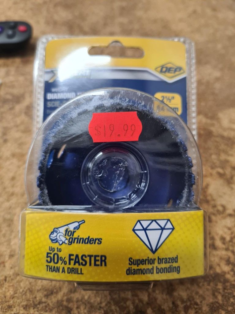 QEP 2-1/2" Xtreme Diamond Hole Saw for Grinders