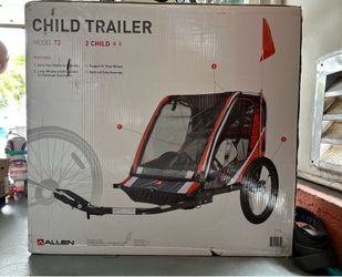 Allen T2 two child bike trailer for children bike riding trailer for two kids