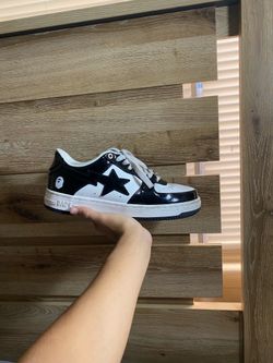 Bape sta black/ white    size 11