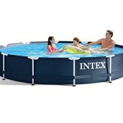 Intex Pool 12x 30 with Metal Frame