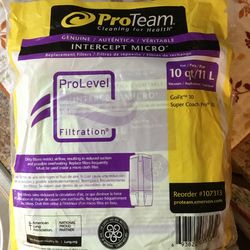 Proteam intercept micro replacement filters 10 pack 10 qt/11L