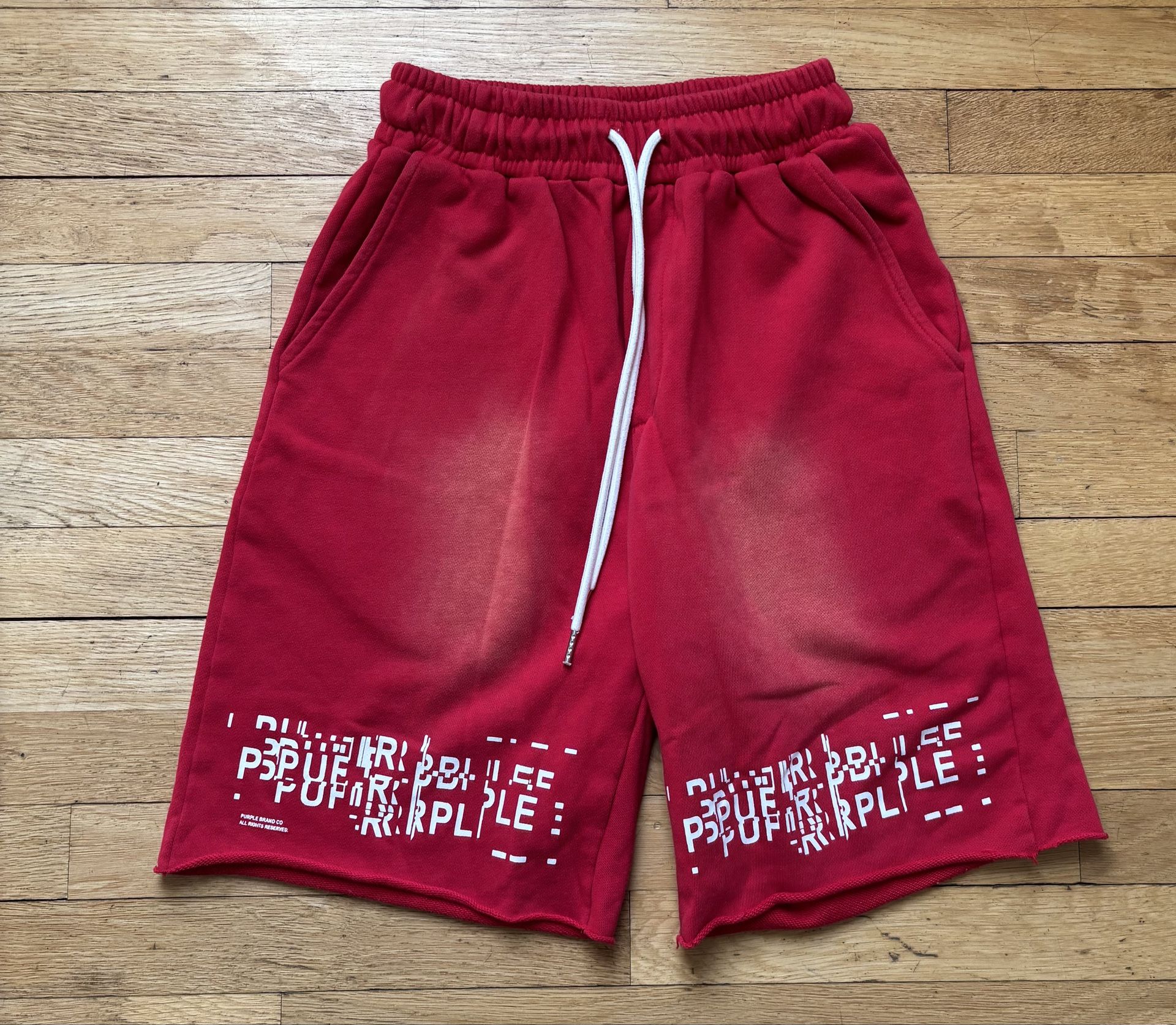 Red Purple Brand Shorts