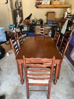 Dining Table Set with 8 Chairs