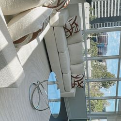 White couches (2 couch set) 