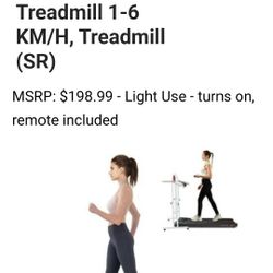 CITYSPORTS Under Desk Treadmill, Walking Pad for Home, 1-6 KM/H, LCD Display