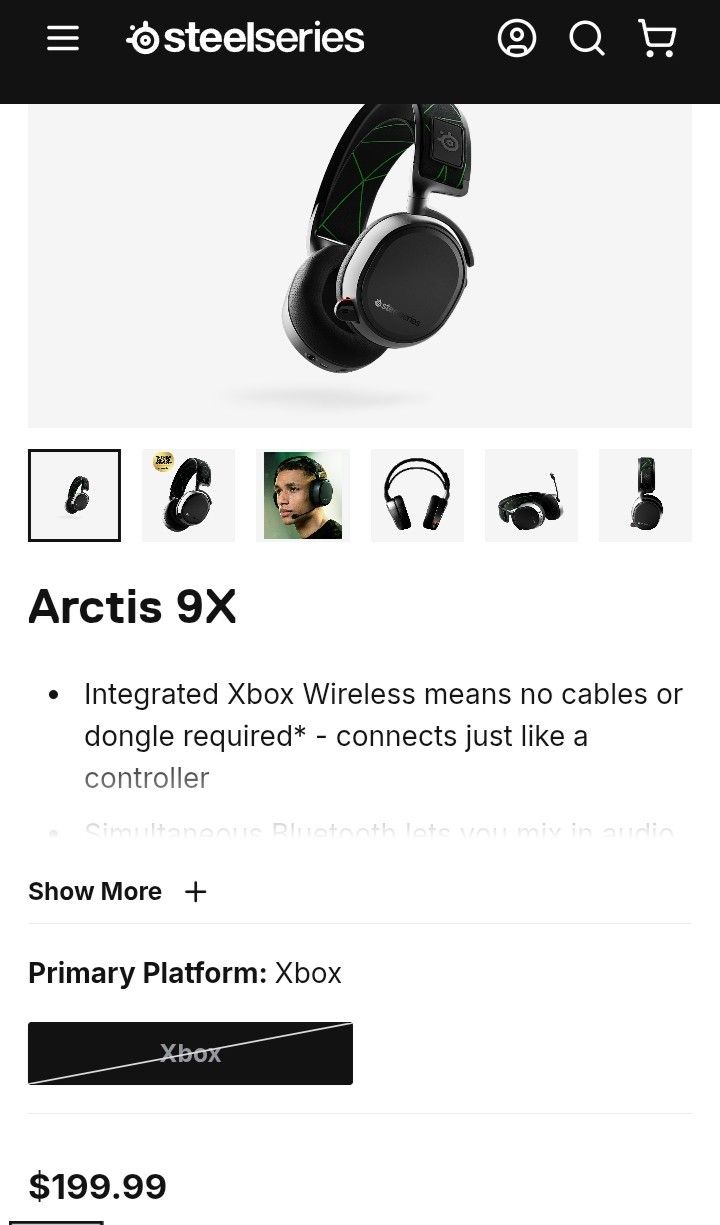 Steel Series 9x Xbox Wireless Headset !! XBOX ONLY !!