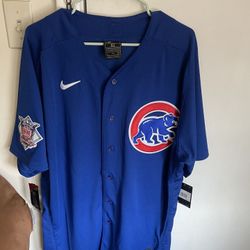 Chicago Cubs Nike Men’s MLB Authentic Jersey 52 