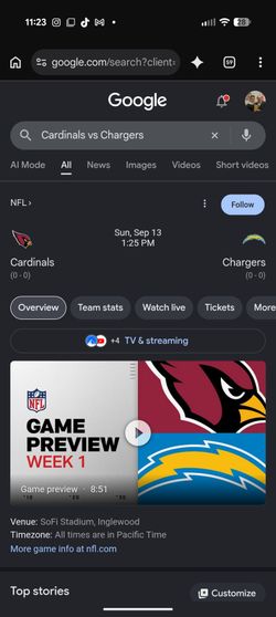 Chargers game tickets