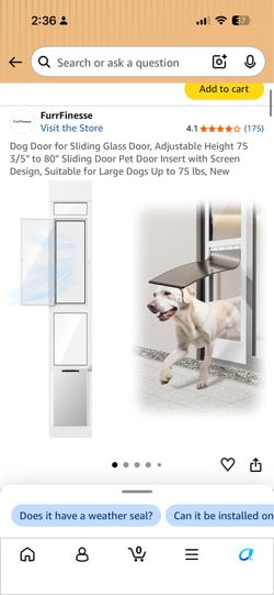 Doggy door for sliding doors