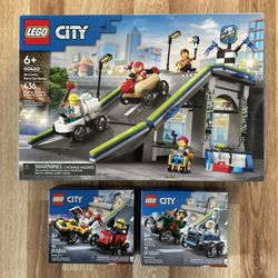 Lego City No limits Race Car Ramp With Cars