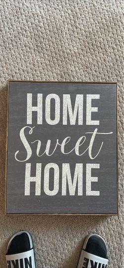 Home Sweet Home Wood Wall Sign