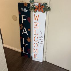 Fall Welcome Signs