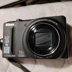 Nikon coolpix s9100 12.1mp digital camera with 18x optical zoom