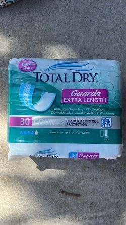 Total Dry guards 30 count