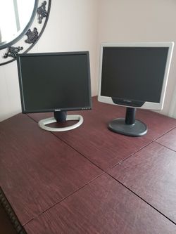 2 - Computer Monitors - DELL and ENVISION