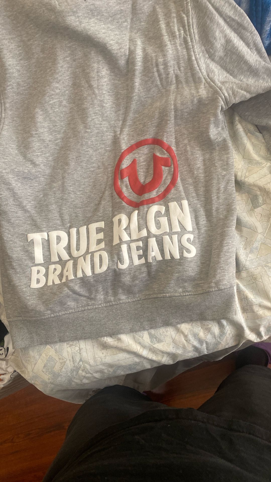 TRUE RELIGION HOODIE Size Large (READ DESCRIPTION)