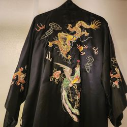 Beautiful all SILK Men's large KOMONA