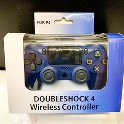 Playstation 4 Wireless Controller & USB Charger PS4 Midnight Blue NIB