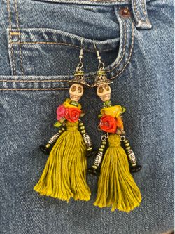 Dia de Los muertos  Katina earrings