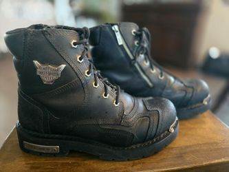 Harley Davidson motorcycle boots