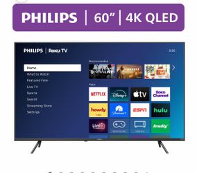 Philips 60" 4K QLED Roku TV