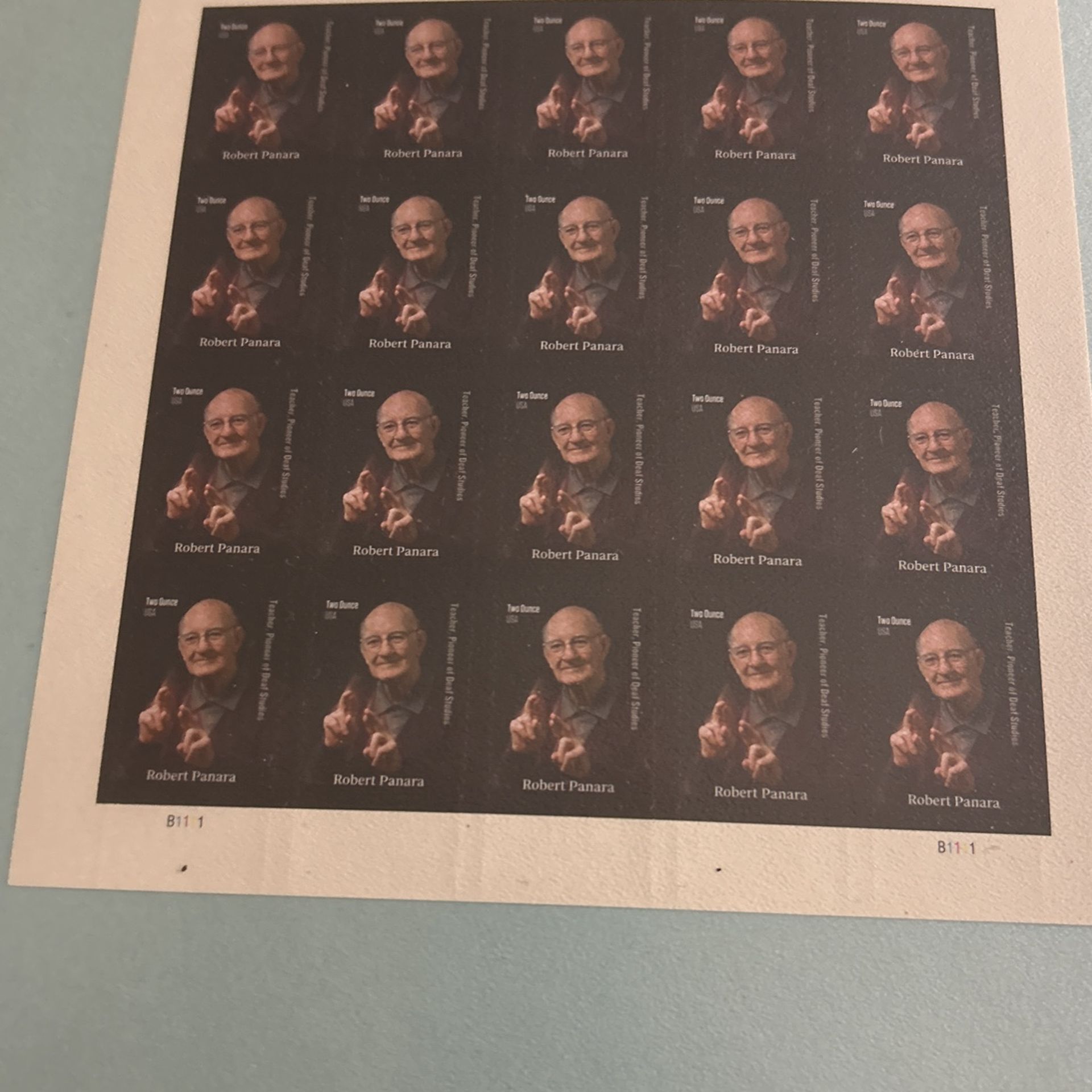 U.S: #5191 FOREVER STAMP ROBERT PANARA MINT SHEET/20 NH OG