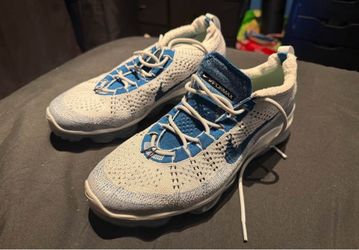 Nike Vapormax Flyknit Sneakers White Blue